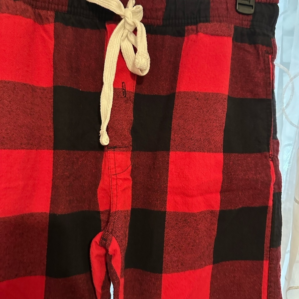 Weatherproof Red and Black Plaid Pants